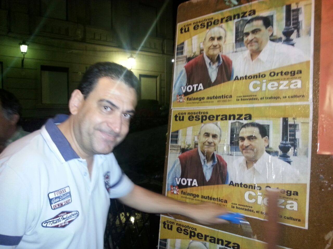 Antonio Ortega, candidato de FA en Cieza