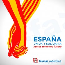 España unida y solidaria, juntos tenemos futuro
