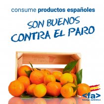 Consume productos Españoles, son buenos contra el paro