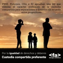 Custodia compartida preferente