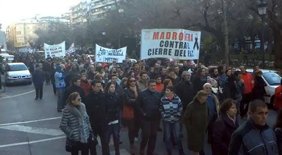 Manifestación del 23F en Cáceres