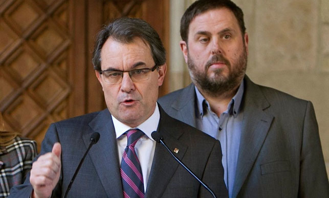 Artur Mas y Oriol Junqueras