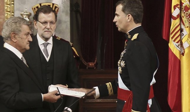 Rajoy y Felipe VI