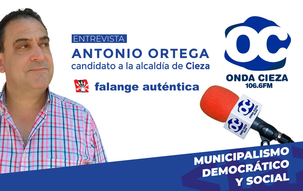 Antonio Ortega en Onda Cieza