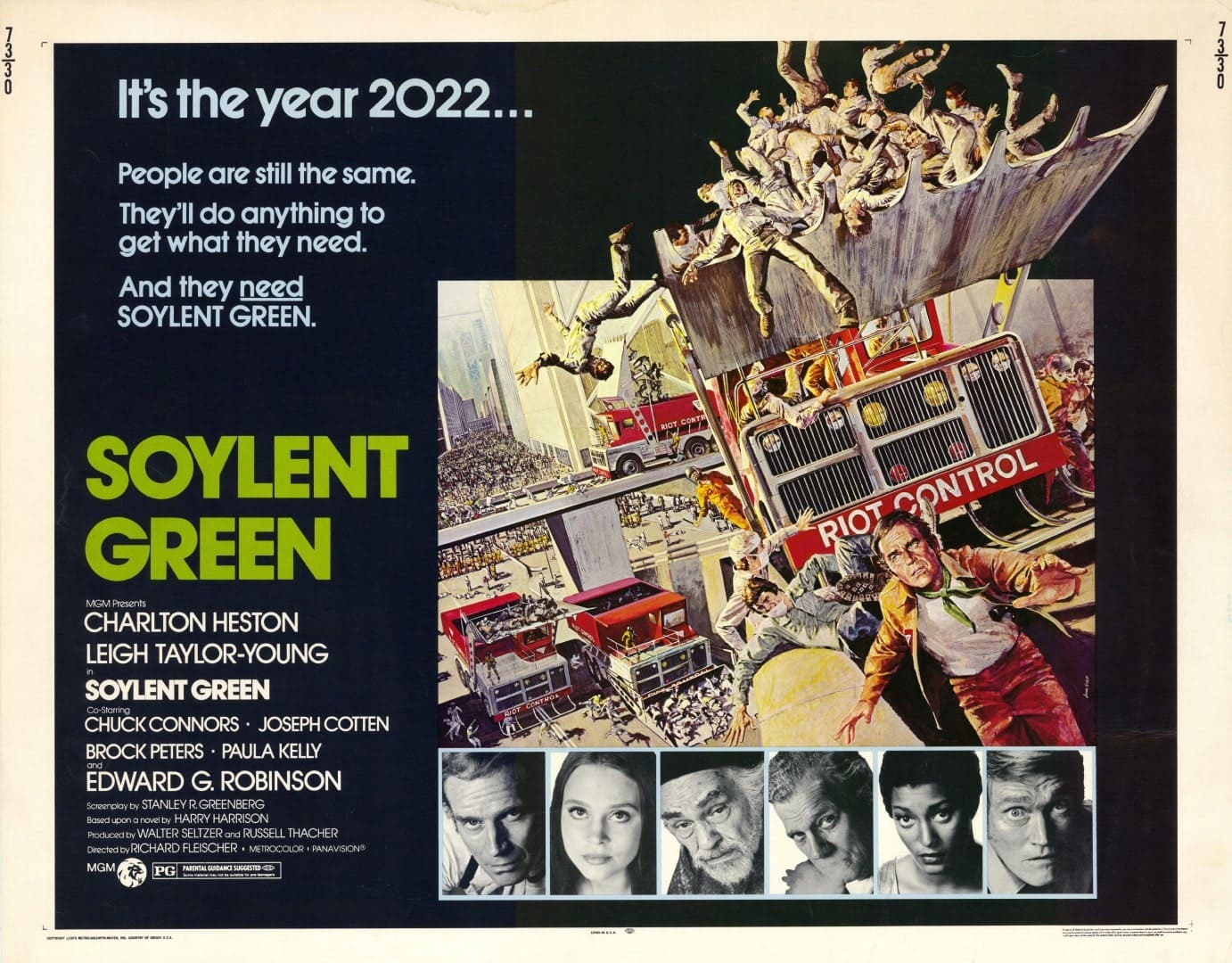 Cartel de la película Soylent Green (Cuando el destino nos alcance)